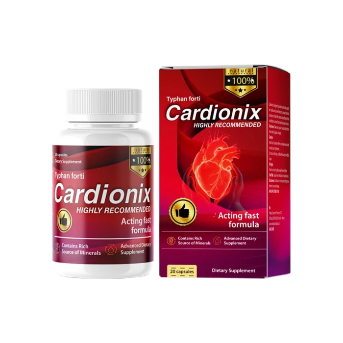 Cardionix — natural dietary supplement in capsules for cardiovascular wellbeing, 20 capsules